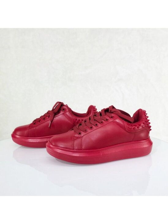 Forever 21 Other - Mens Light Weight Spiked Sneakers Red Prince